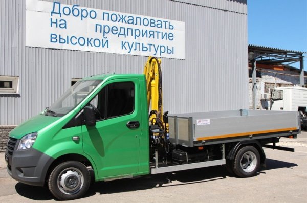 Бортовой автомобиль с КМУ на базе ГАЗель Некст