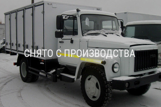 Автофургон для перевозки бутилированной воды на базе ГАЗ 3309