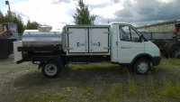 Комбинированный фургон с изотермическим отсеком и пищевой цистерной