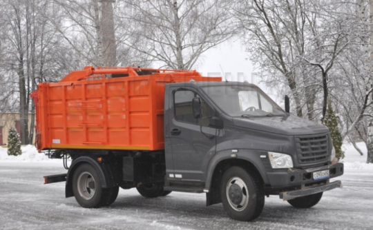 Мусоровоз КО-440n с задней загрузкой на базе ГАЗон next